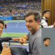 Above left is the original image with Trevor Noah and Michael Kosta. Above right is an image created using an AI image generator, and bottom right is what happened when AI researchers tried the same thing, but introduced imperceptible noise into the original image.